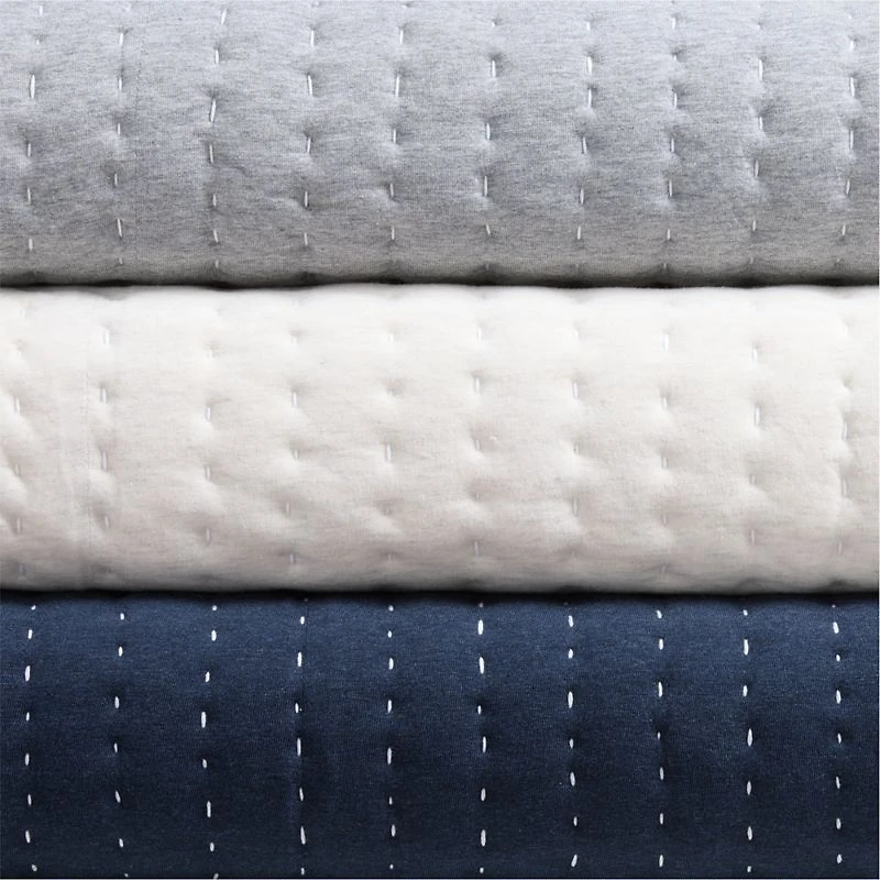 Cozysoft Organic Jersey Midnight Navy Blue King Quilt