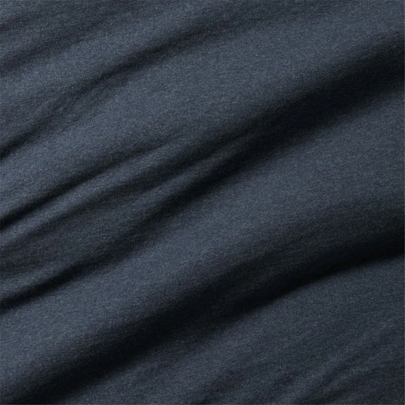Cozysoft Organic Cotton Jersey Midnight Navy Blue Full/Queen Duvet Cover