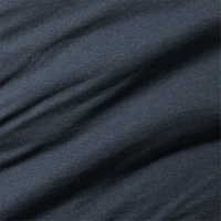 Cozysoft Organic Cotton Jersey Midnight Navy Blue Full/Queen Duvet Cover