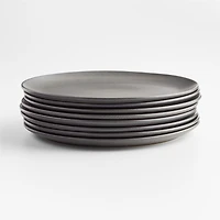 Craft Charcoal Grey Stoneware Flat Dinner Plate