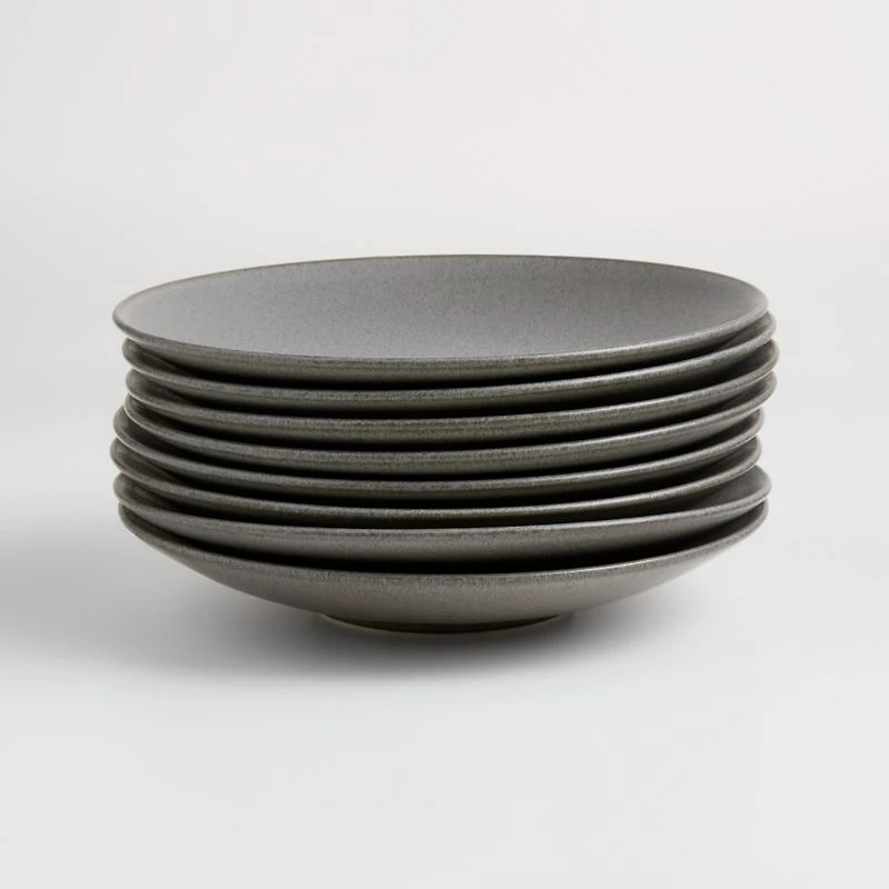 Craft Charcoal Coupe Stoneware Salad Plate
