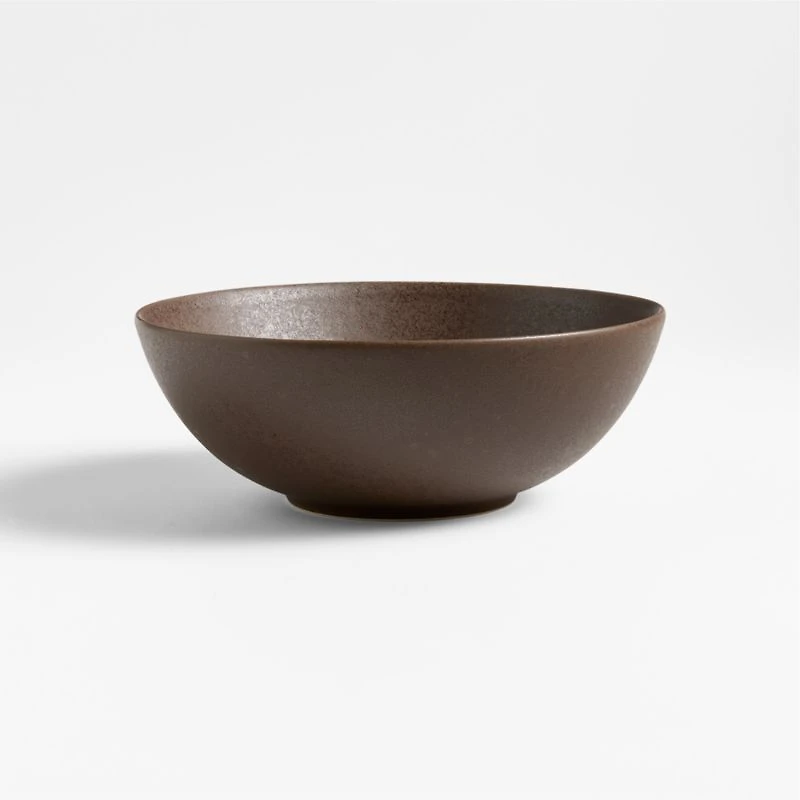 Craft Espresso Stoneware Cereal Bowls, Set of 8