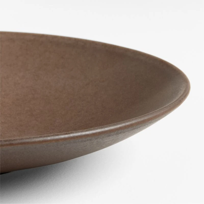 Craft Espresso Stoneware Coupe Salad Plates, Set of 8