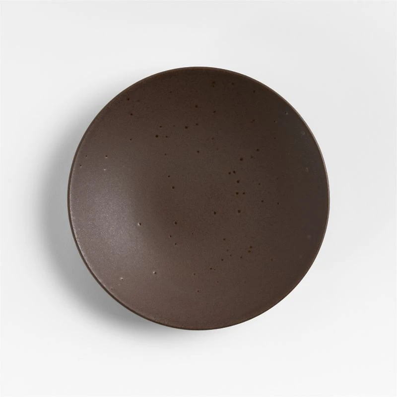 Craft Espresso Stoneware Coupe Salad Plates, Set of 8