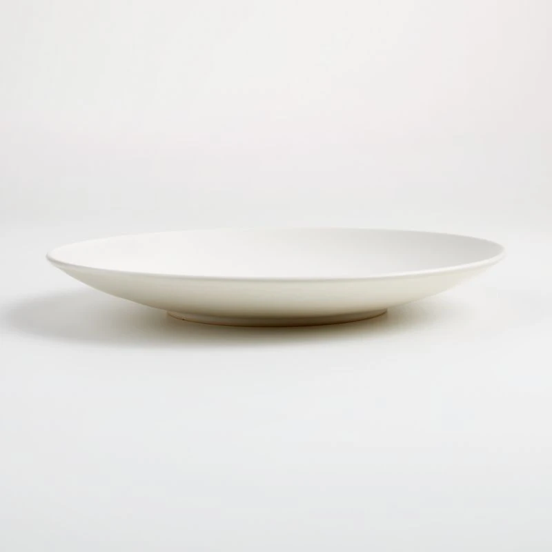 Craft Linen Cream Coupe Dinner Plates, Set of 8