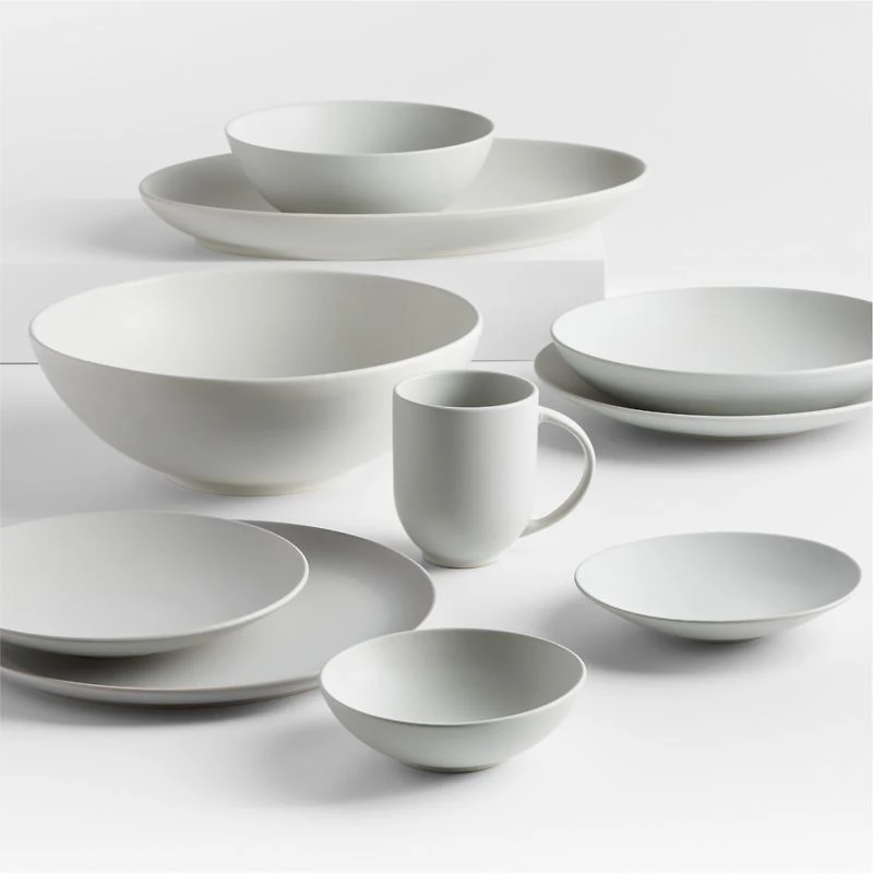 Craft Stone Blue Flat Dinner Plate