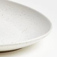Craft Speckled White Large Oval Serving Platter