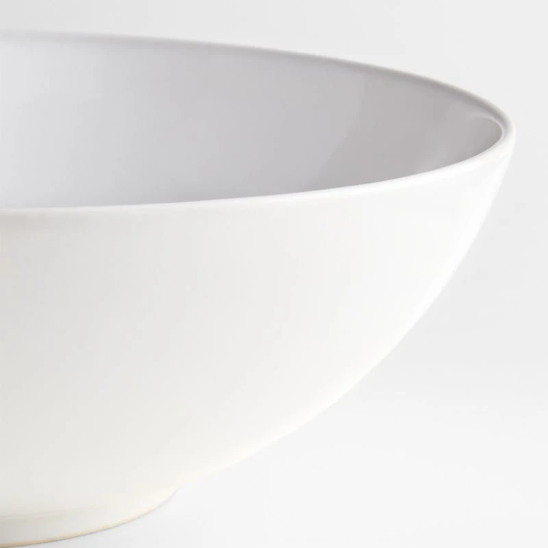 Craft White Stoneware Serving Bowl