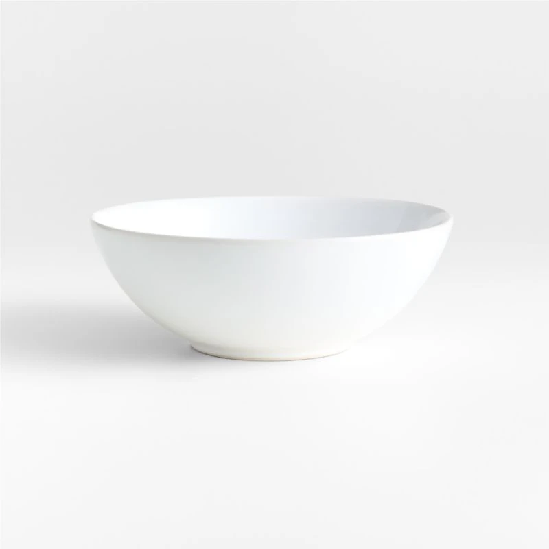 Craft White Stoneware Cereal Bowl