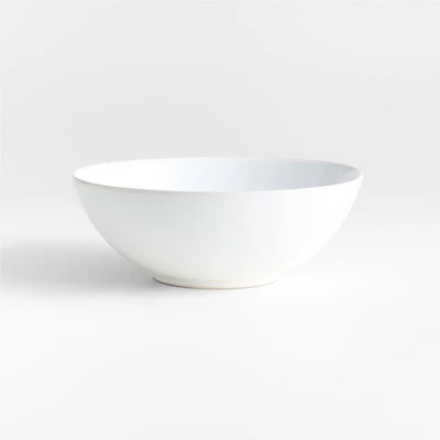 Craft White Stoneware Cereal Bowl