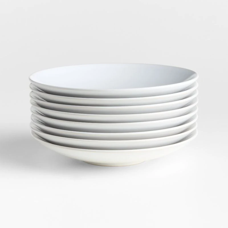Craft White Stoneware Coupe Salad Plate