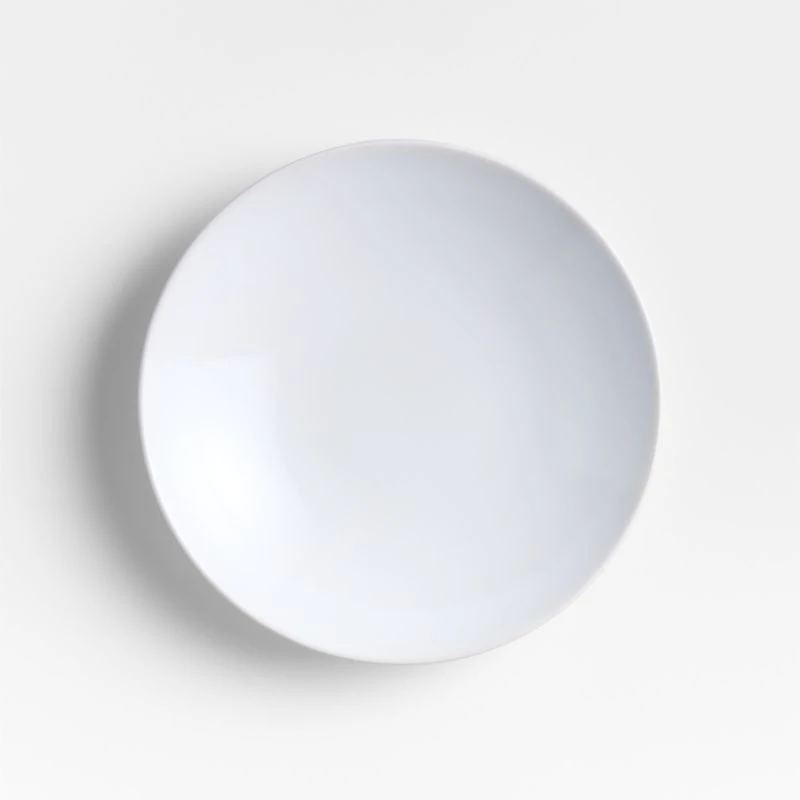 Craft White Stoneware Coupe Salad Plate