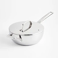 Crate & Barrel EvenCook Core ®  3.5 Qt. Stainless Steel Everyday Pan with Lid