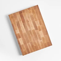Crate & Barrel Reversible Maple End-Grain Cutting Board 18"x13"x1.5"