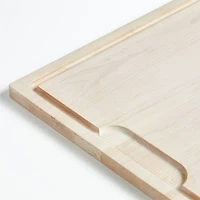 Crate & Barrel Reversible Maple Wood Cutting Board 24"x18"x0.75"