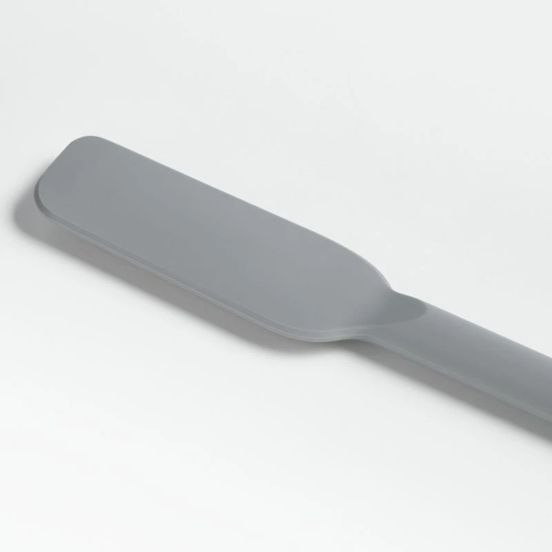Crate & Barrel Grey Silicone Jar Scraper