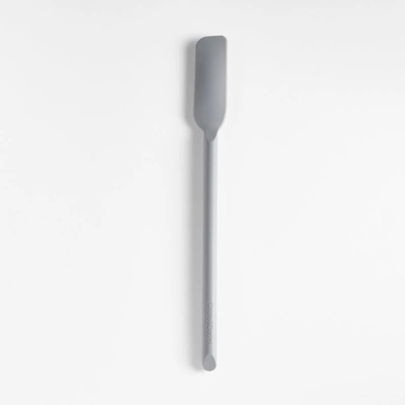 Crate & Barrel Grey Silicone Jar Scraper