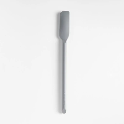 Crate & Barrel Grey Silicone Jar Scraper