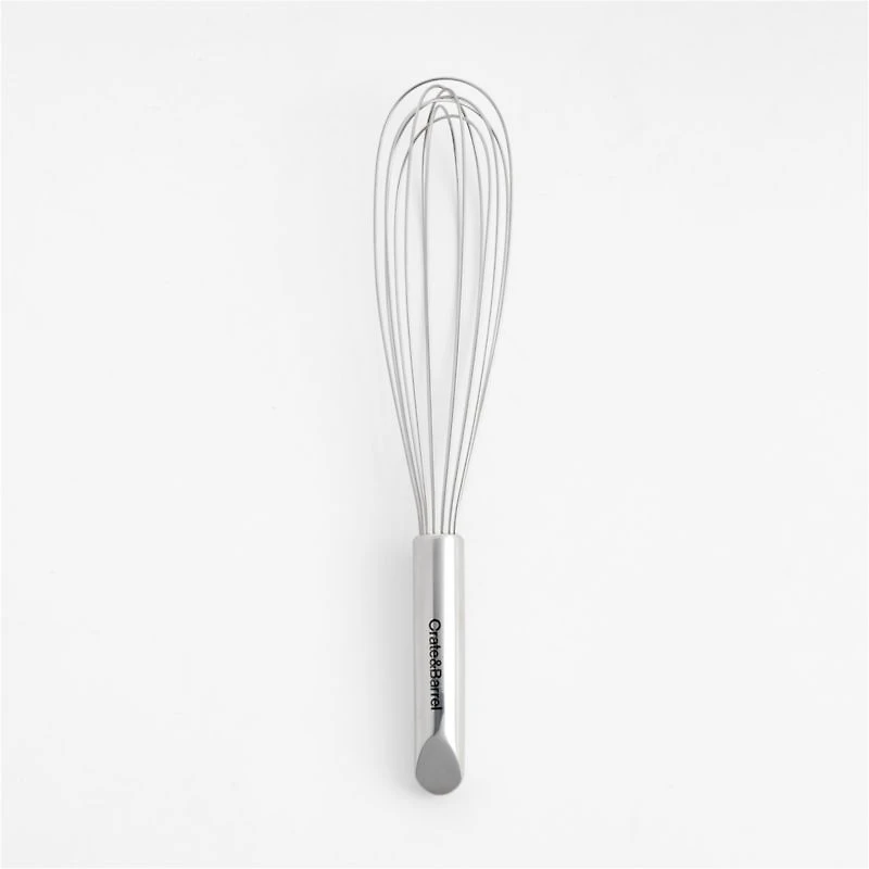 Crate & Barrel Stainless Steel 12" Whisk