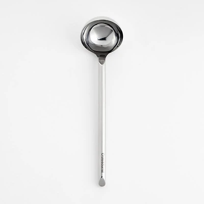 Crate & Barrel Stainless Steel Ladle