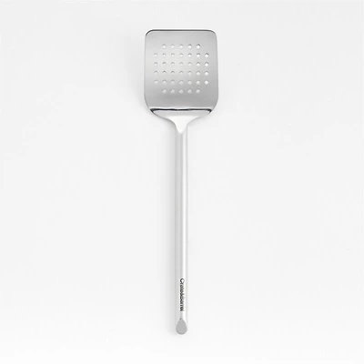 Crate & Barrel Stainless Steel Slotted Turner Spatula