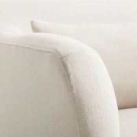 Crawford 90" Slipcovered Sofa with Box-Pleated Skirt by Jake Arnold