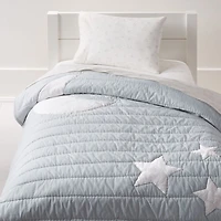 Organic Cream Star Toddler Sheet Set