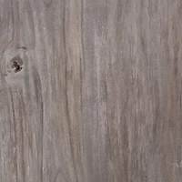 Crescent Weathered Grey Wood Wishbone Dining Chair