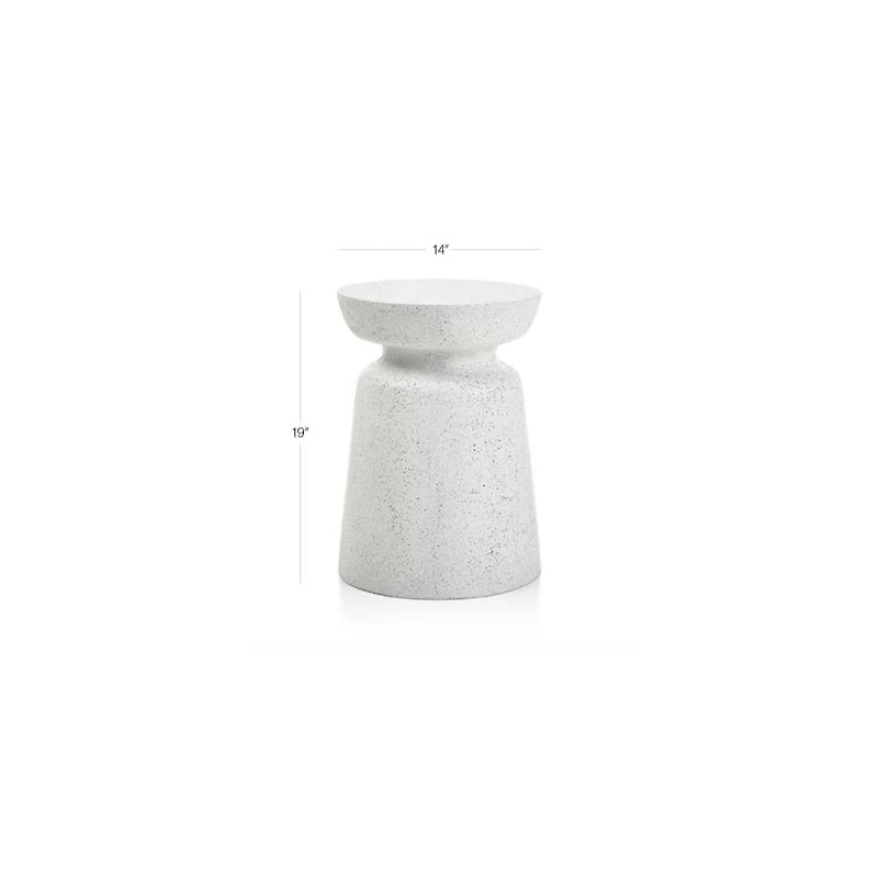 Crest Outdoor Garden Stool Side Table