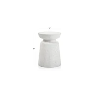 Crest Outdoor Garden Stool Side Table