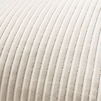 Creste 22"x22" Ivory Throw Pillow with Feather Insert by Athena Calderone