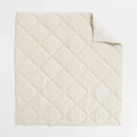 Cotton Crinkle Matelasse Calm Beige Full/Queen Comforter