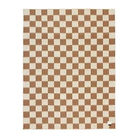 Blacksaw Crosby Heirloom 59"x79" Alpaca Tobacco Brown Throw Blanket