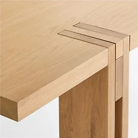 Crossroads 87" Oak Dining Table
