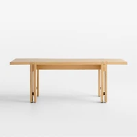 Crossroads 87" Oak Dining Table