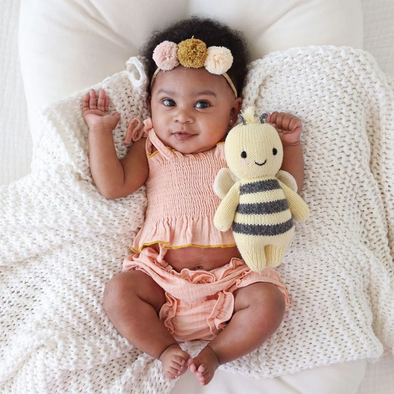 Cuddle+Kind Baby Bee Yarn Doll
