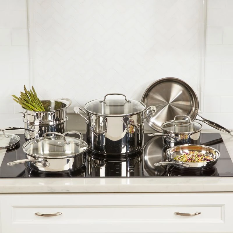 Cuisinart ® Chef's Classic™ 11-Piece Stainless Steel Cookware Set