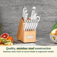 Cuisinart ® Classic ® Triple-Rivet 15-Piece Knife Block Set