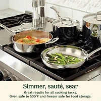 Cuisinart ® French Classic Tri-Ply Stainless Steel 10-Piece Cookware Set
