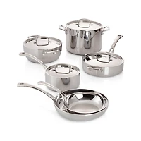 Cuisinart ® French Classic Tri-Ply Stainless Steel 10-Piece Cookware Set