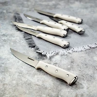 Cuisinart ® White Triple Rivet 6-Piece Steak Knife Set