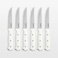 Cuisinart ® White Triple Rivet 6-Piece Steak Knife Set