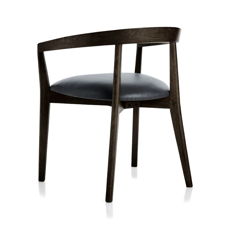 Cullen Dark Stain Oceana Round Back Dining Chair