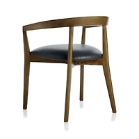 Cullen Shiitake Oceana Round Back Dining Chair