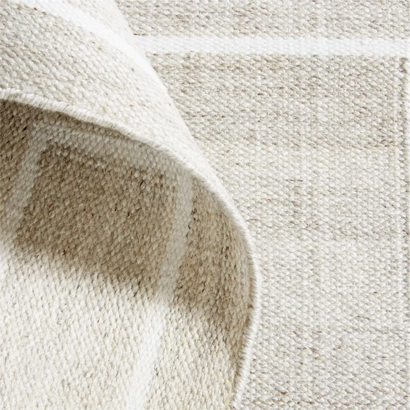 Cuzco Performance Handwoven Camel Ivory Area Rug 6'x9'