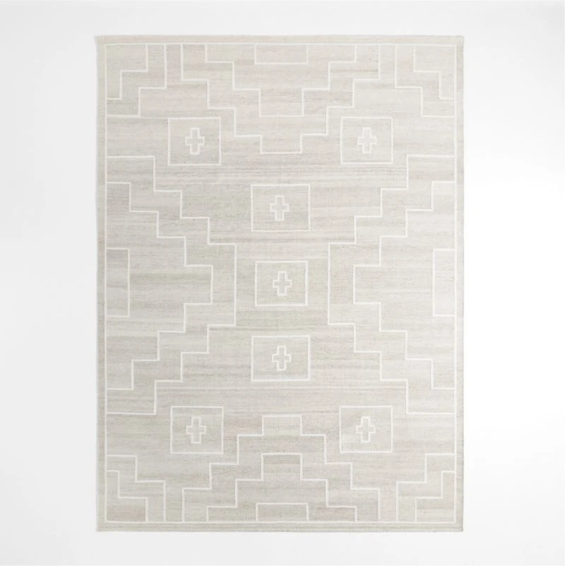 Cuzco Performance Handwoven Camel Ivory Area Rug 6'x9'