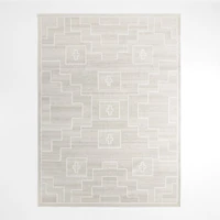Cuzco Performance Handwoven Camel Ivory Area Rug 6'x9'