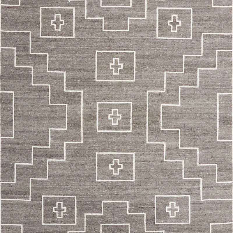 Cuzco Performance Handwoven Charcoal Grey Area Rug 6'x9'