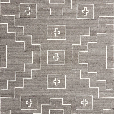 Cuzco Performance Handwoven Charcoal Grey Area Rug 6'x9'