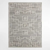Cuzco Performance Handwoven Grey Area Rug 8'x10'